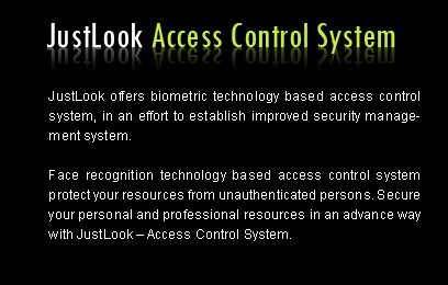 Biometric access control system for better security.